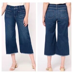 NYDJ Short Crop Wide Leg size 10 LIKE NEW